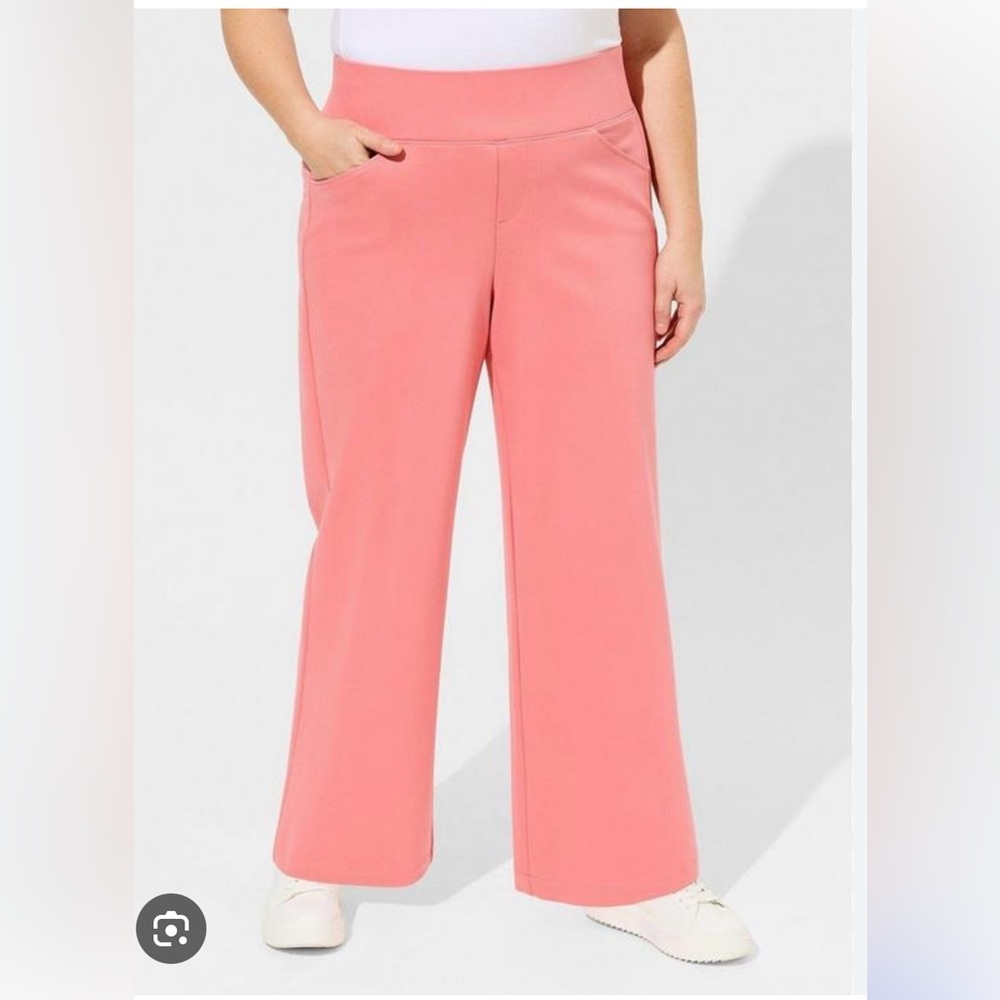 Torrid Pink Wide Leg Pants